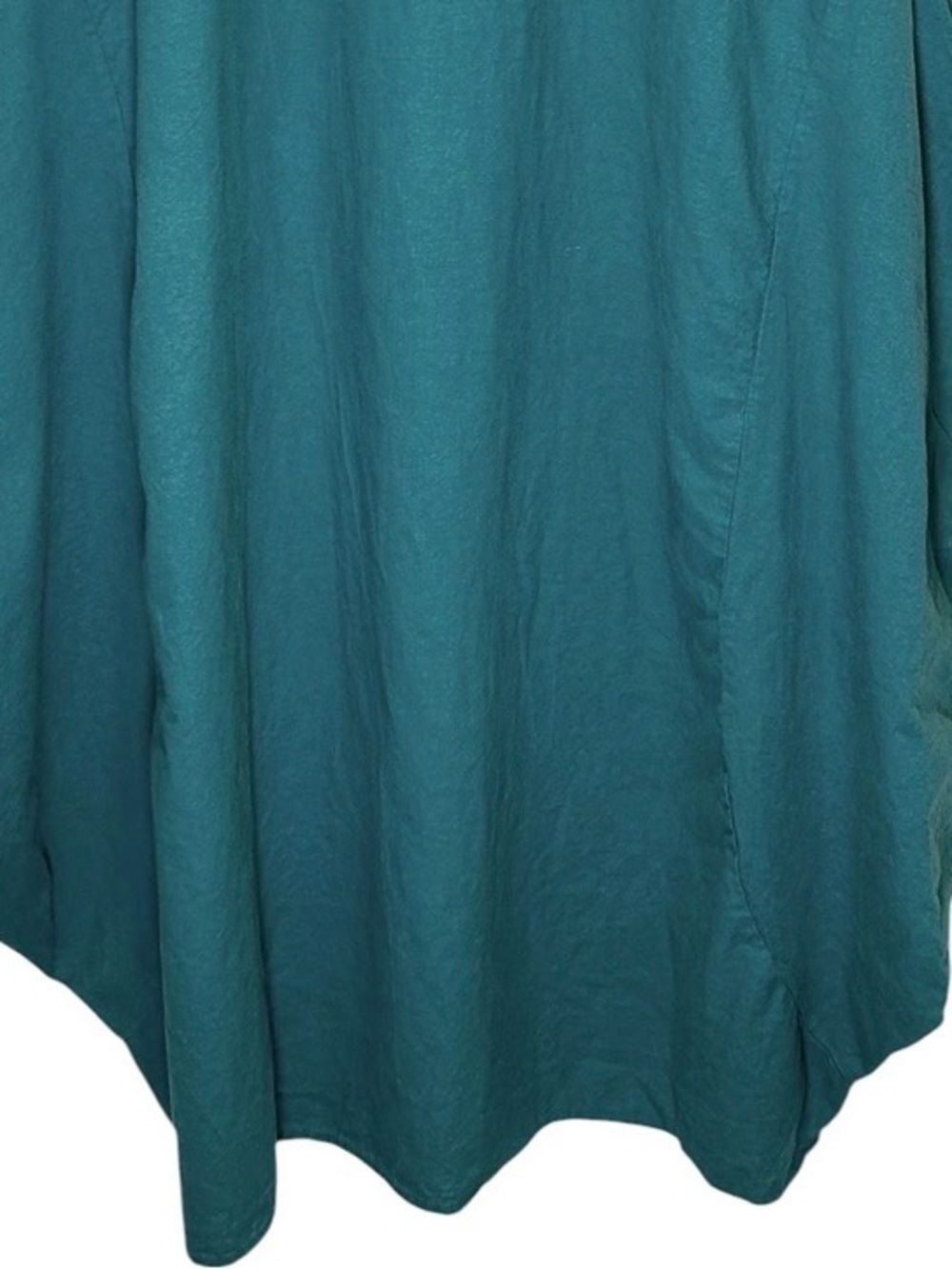 Depending on the Horizon Jade Green Cotton Lagenlook Pullover Midi Dress - Large - Picture 7 of 7